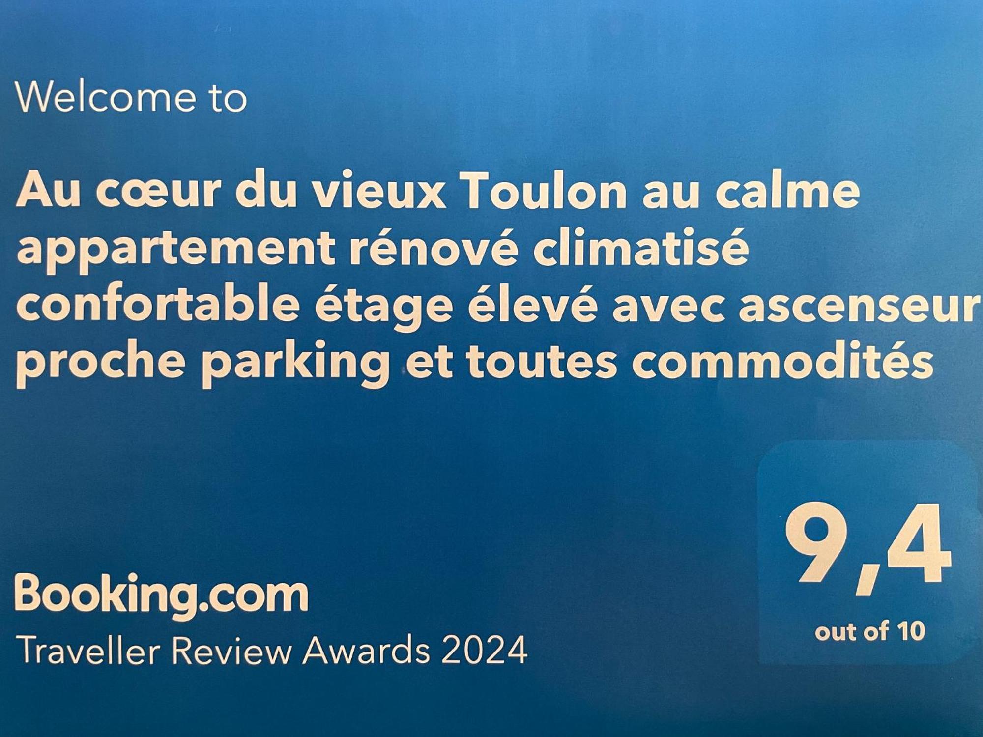 Au Coeur Du Vieux Toulon Au Calme Appartement Renove Climatise Confortable Etage Eleve Avec Ascenseur Proche Parking Et Toutes Commodites Exterior foto